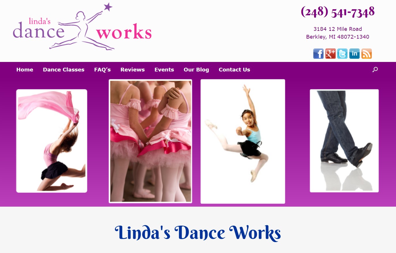 Linda's Danceworks Website